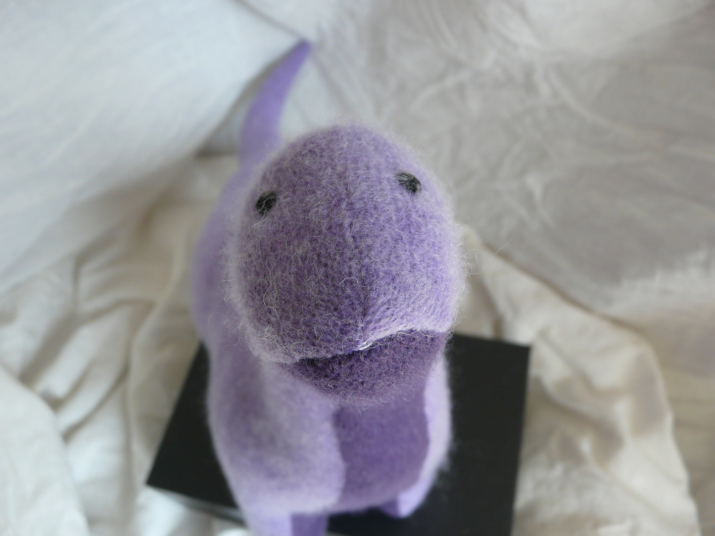 Tall lavender and purple dino