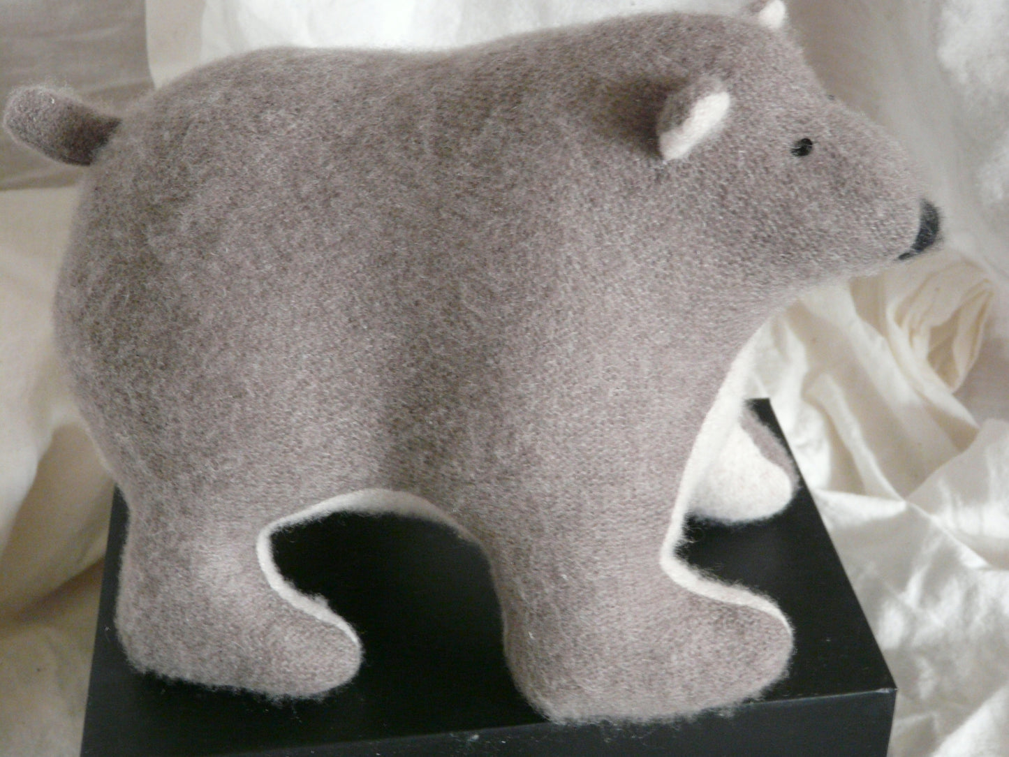 Brown bear (really more like taupe!) with cream tummy and ears
